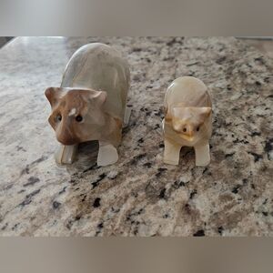 Handcrafted Stone Animal Figurines
